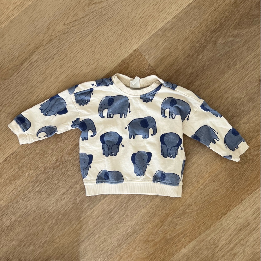 H&M Infant Elephant Sweatshirt